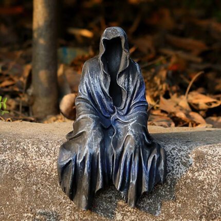 Gothic Reaper Statue Resin Sculpture Black Home Decor - BeMyDecor - Black Home Decor