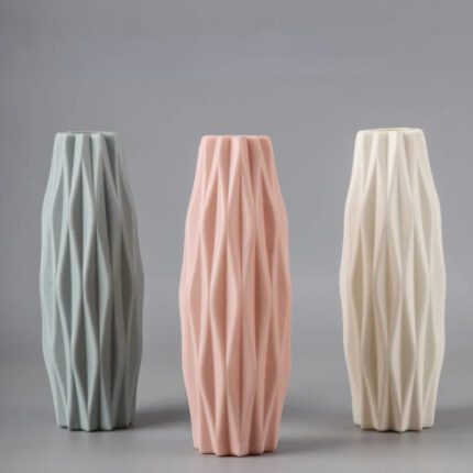 Modern Plastic Vase Nordic Bohemian Home Decor Flower Arrangement - BeMyDecor