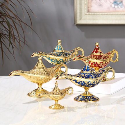 Vintage Aladdin Lamp Magic Genie Wishing Light for Home Decor - BeMyDecor - Aladdin Home Decor